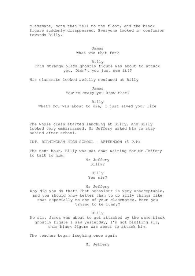 Short film script | DOCX