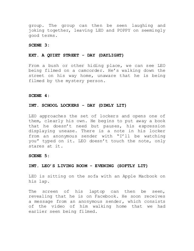 Short Film Script Idea