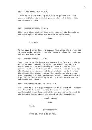 Short film script pdf new