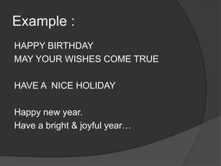 Anniversaries