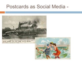Timeline Postcard Examples Short history of the postcard | PPTX