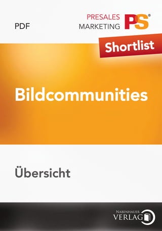PDF

            Shor tlist


Bildcommunities



Übersicht
 