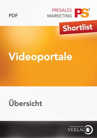 PDF

            Shor tlist


Videoportale



Übersicht
 