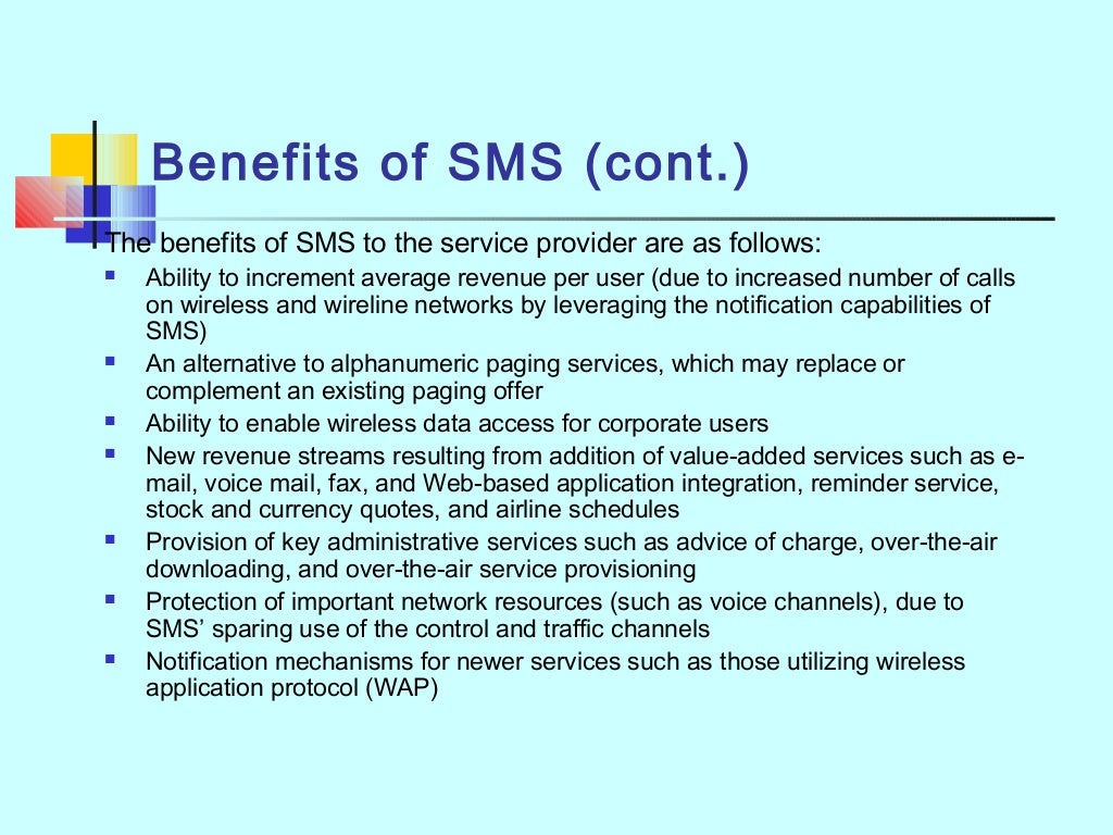 Short message service