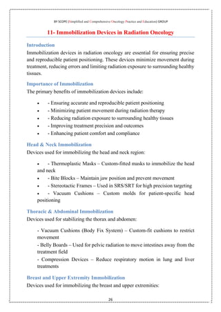 Radiation Notes.pdf Short notes in Radiation Oncology by SCOPE | PDF