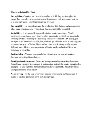Short notes on services marketing | DOCX | Information Services ...