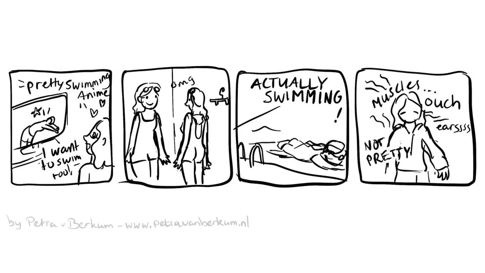 A selection of short panel comics by Petra van Berkum | PPTX
