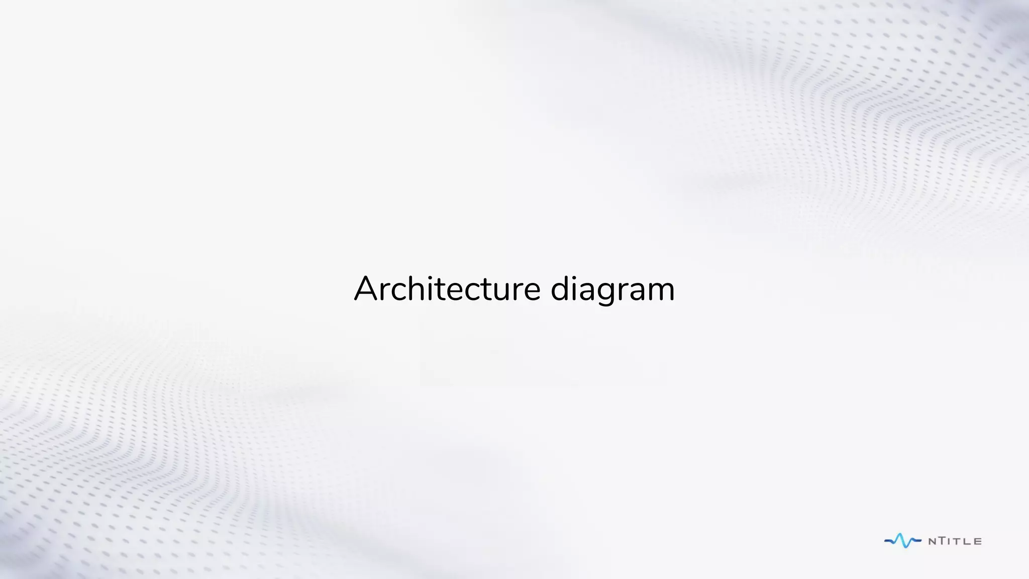 Architecture diagram
 