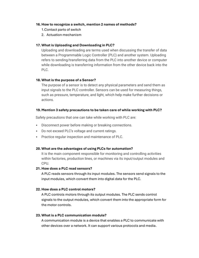 Programmable_Logic_controller_short_questions | PDF
