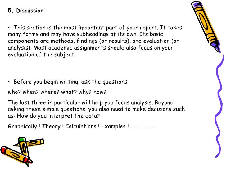 Writing a short report