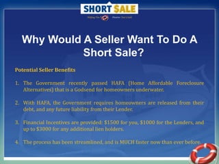 Holding of property until a successful resale