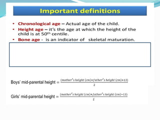 Approach to Short Stature in children .pptx
