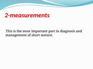 Approach to Short Stature in children .pptx