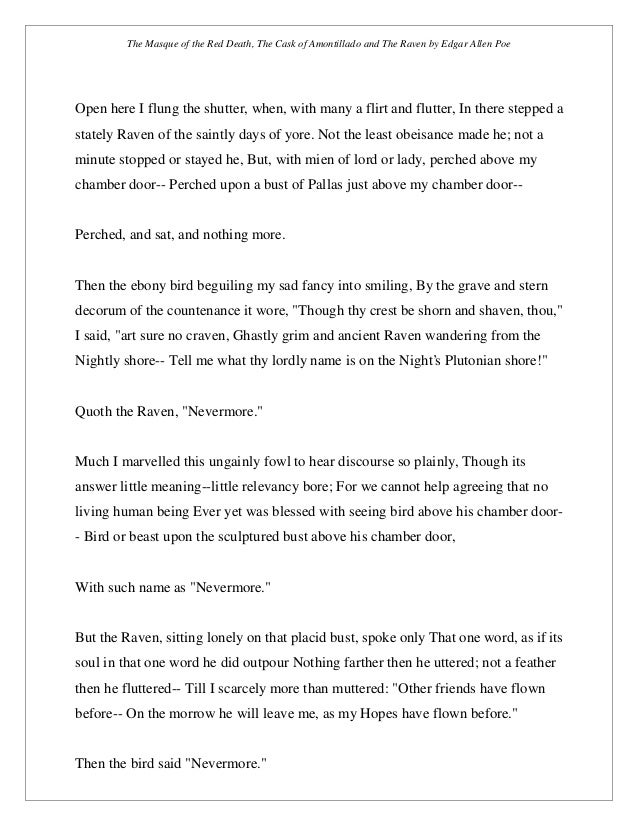 Short Stories By Edgar Allen Poe