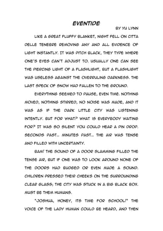 Creative Writing Short story PDF