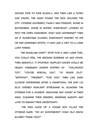 Creative Writing Short story