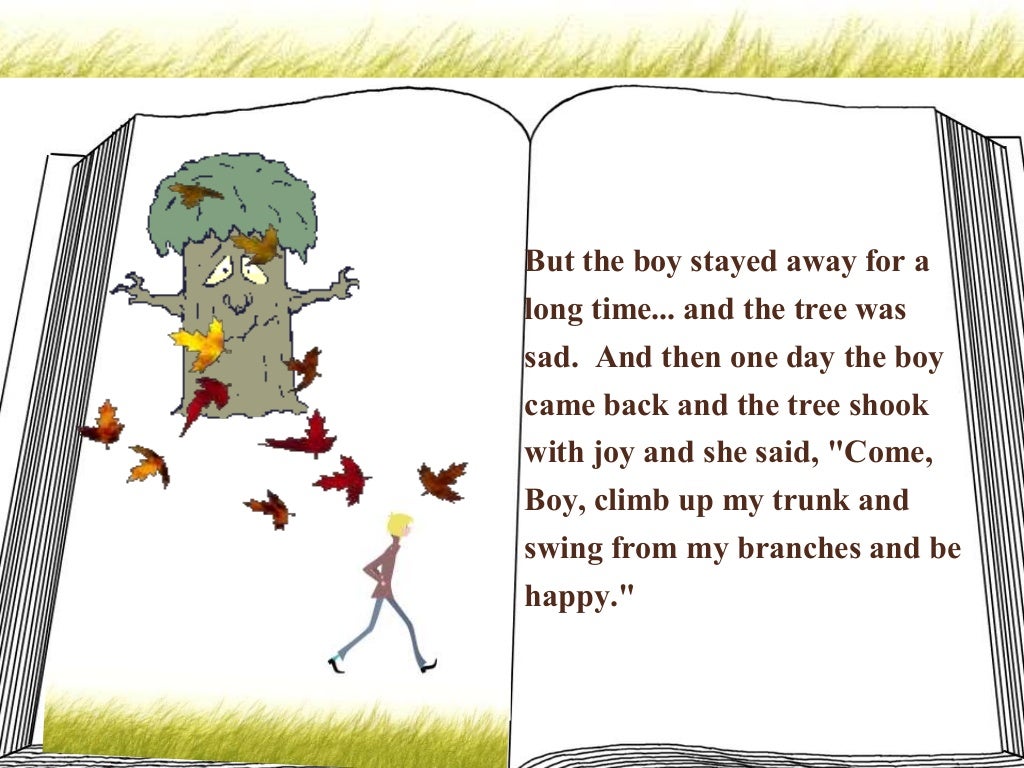 Short story giving tree