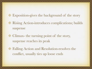 Short story elements | KEY