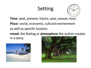 Setting Terms Short story literary terms power point | PPTX