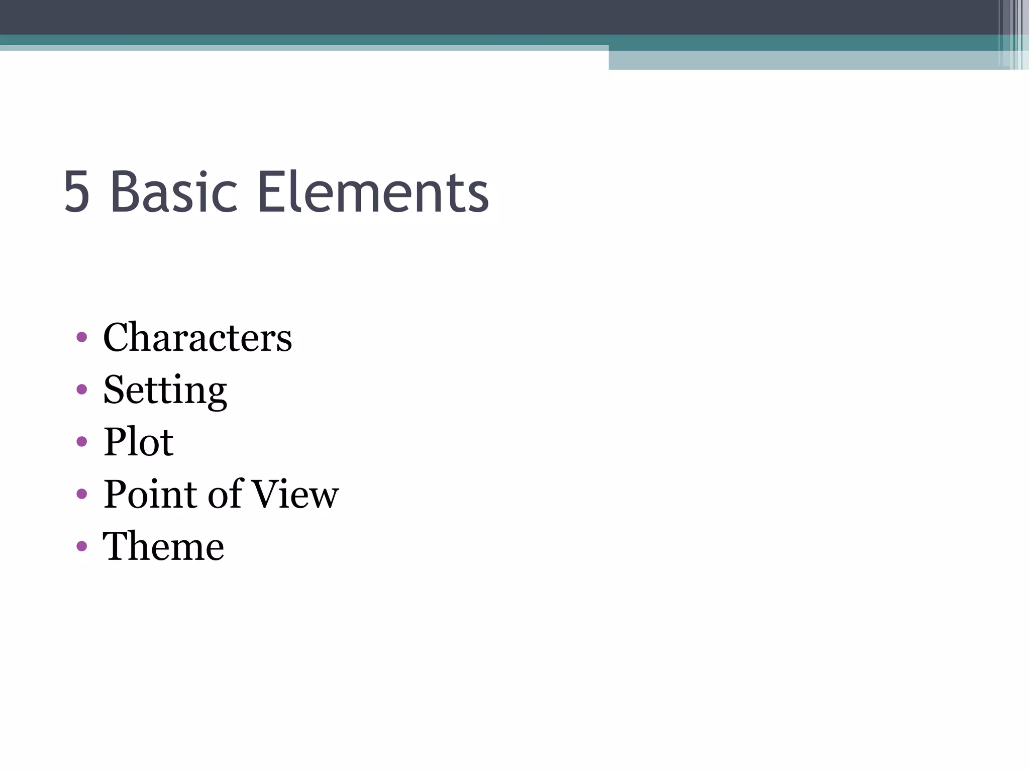 Short Story Notes | PPT