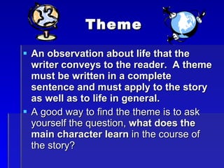Short Story Literary Terms & Definitions 2011 | PPT