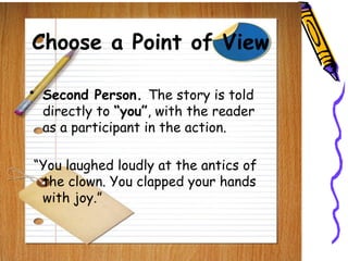 short story writing powerpoint presentation | PPTX