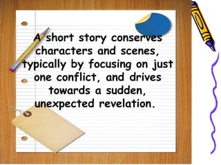 short story writing powerpoint presentation | PPTX