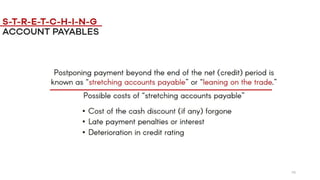 Short Term Financing