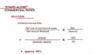 Short Term Financing