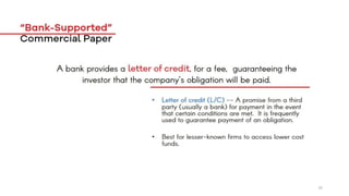 Short Term Financing