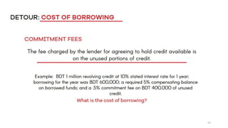 Short Term Financing