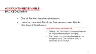 Short Term Financing