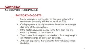 Short Term Financing