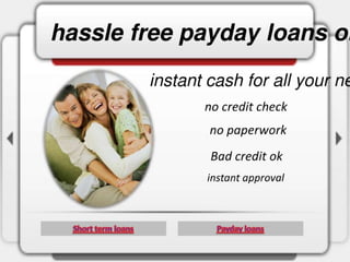 hassle free payday loans online