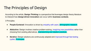 [SHORT] Verganti, Vendraminelli Iansiti 2021 JPIM 37(3) Innov & Design ...
