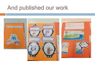 And published our work
 