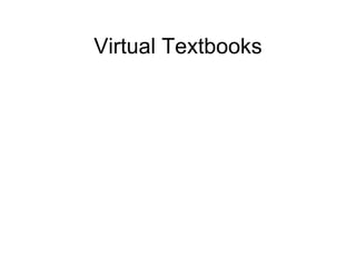Virtual Textbooks 