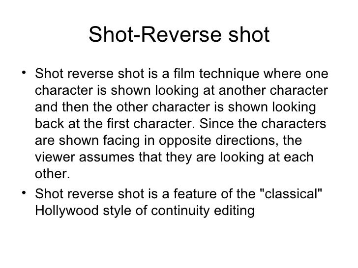 Shot Reverse Shot And Match On Action Media
