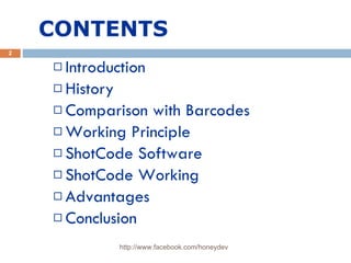 Shotcode | PPT | Web Development | Internet
