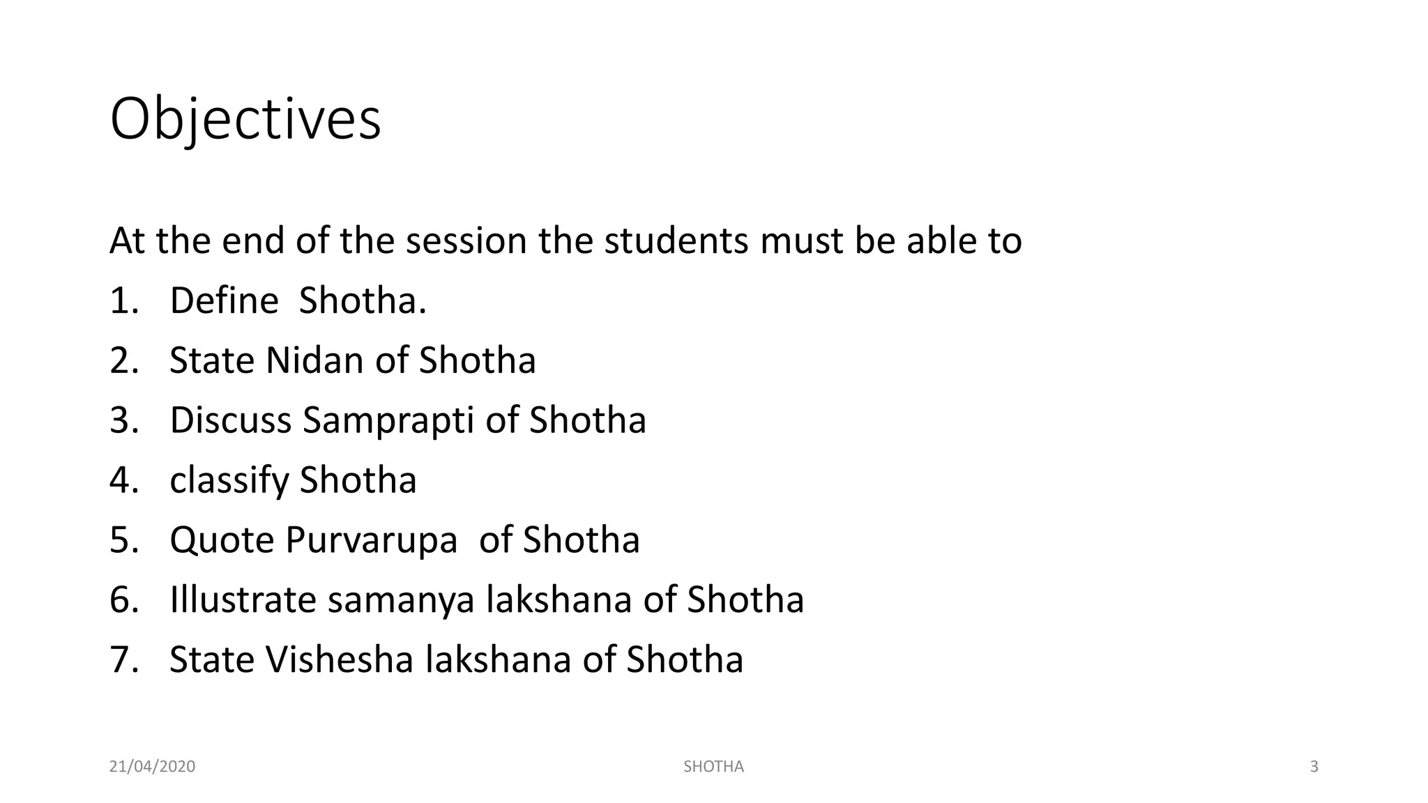 Shotha Shotha | PPTX
