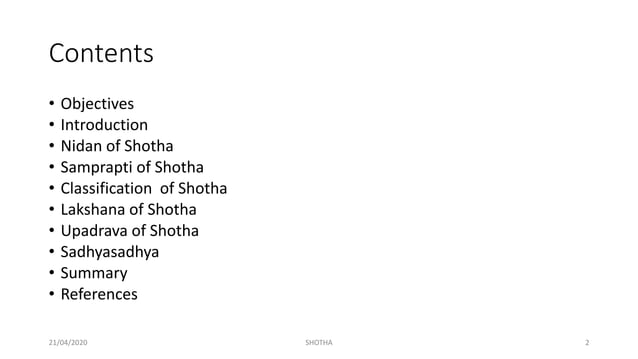 Shotha Shotha | PPTX | Medical Health