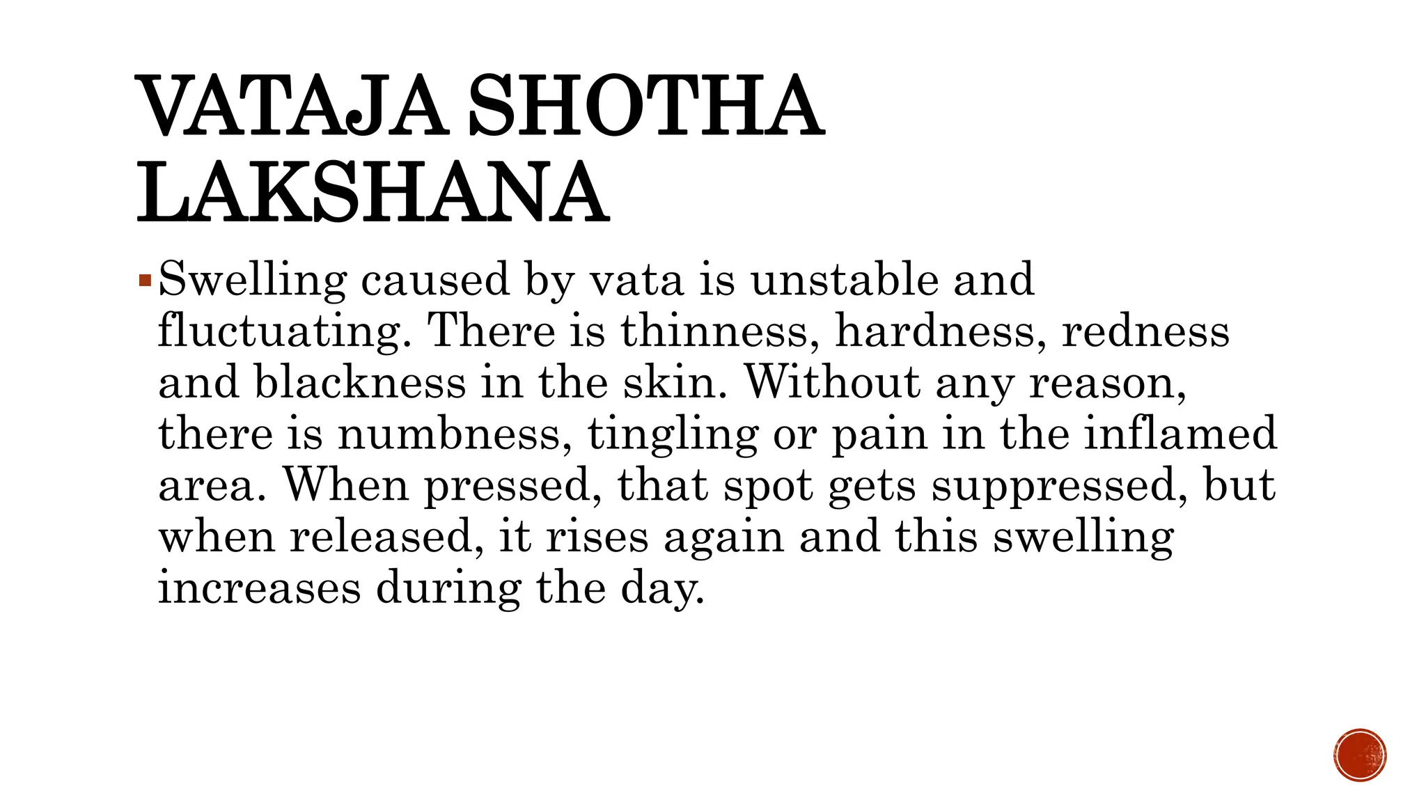 Shotha shotha ayurvedic disease explained detail | PPTX