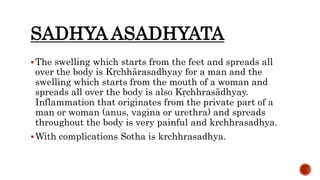 Shotha shotha ayurvedic disease explained detail | PPTX