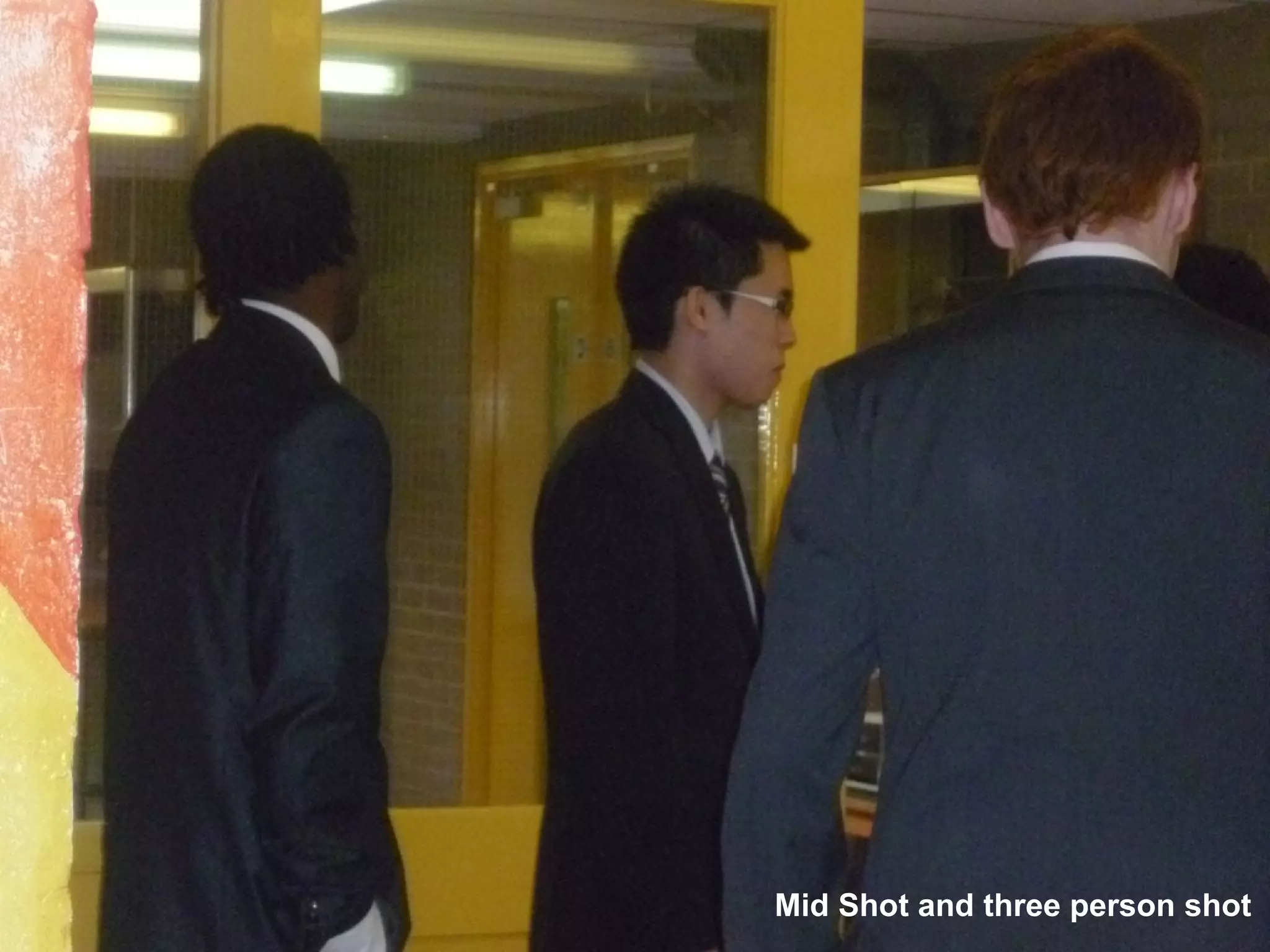 Mid Shot and three person shot