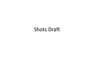 Shots Draft
 