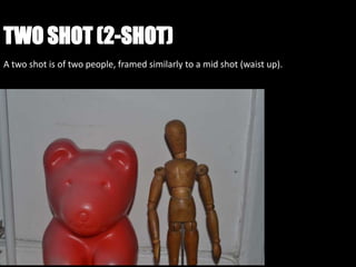 TWO SHOT (2-SHOT)
A two shot is of two people, framed similarly to a mid shot (waist up).
 
