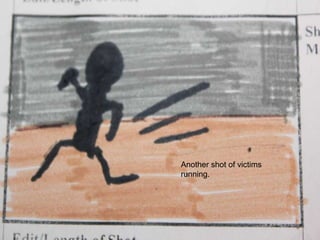 Another shot of victims running.