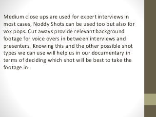 Shot types | PPTX