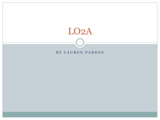 LO2A 
BY LAUREN PARKES 
 