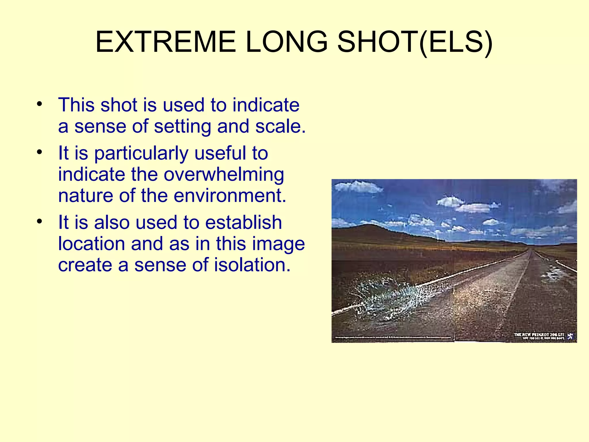 Shot Types/ Framing of Shots | PPT